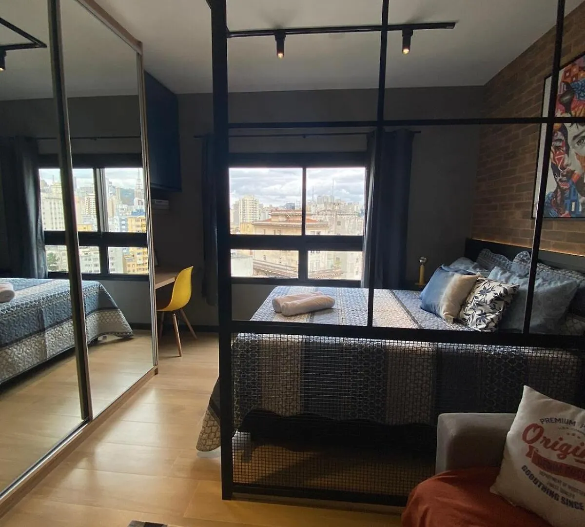 Apartment F1407 - 5 Stars: Industrial Loft Frei Caneca | Paulista Sao Paulo