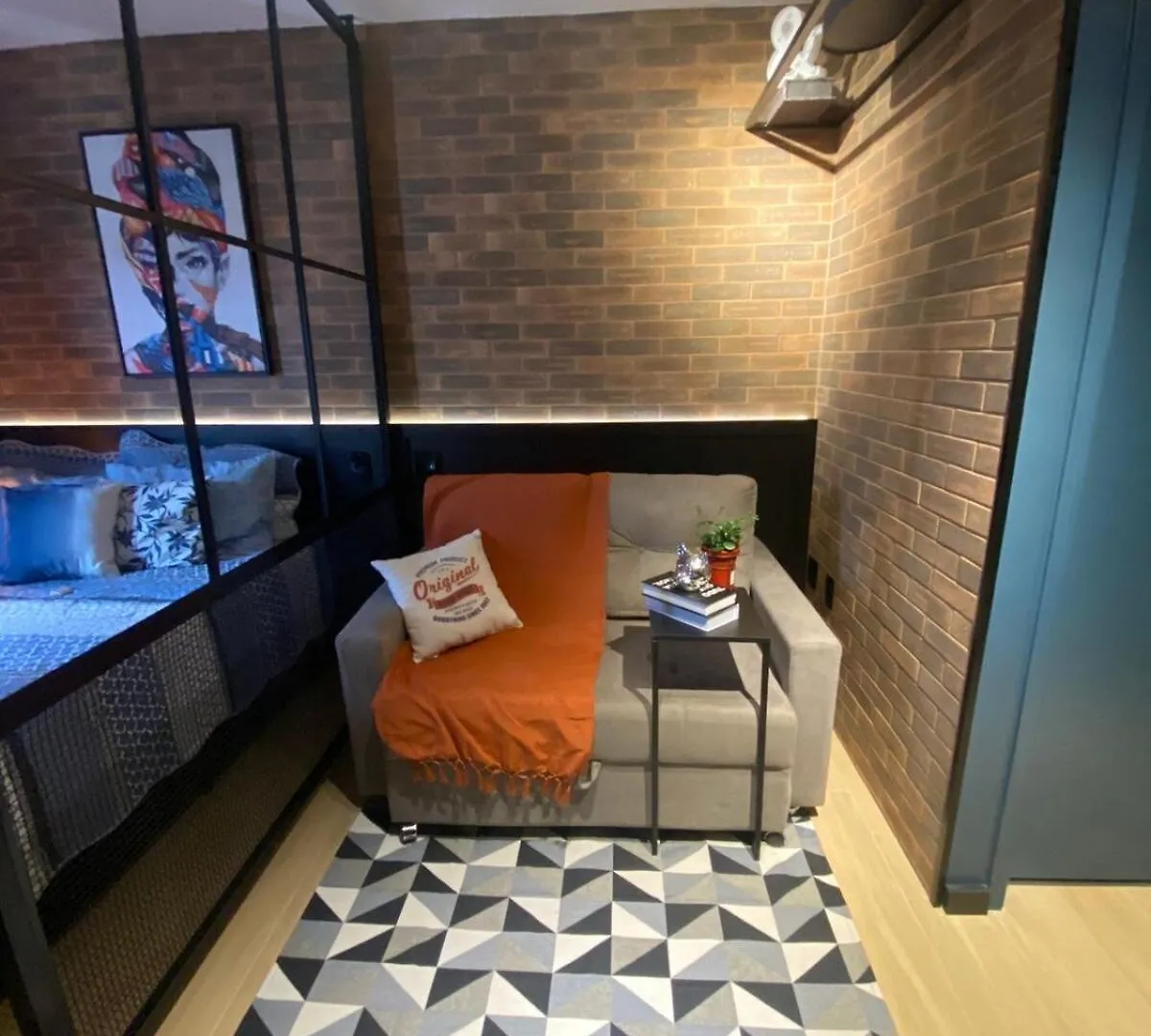 Apartment F1407 - 5 Stars: Industrial Loft Frei Caneca | Paulista Sao Paulo